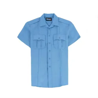 Blauer Womens Short Sleeve Polyester Supershirt In Medium Blue