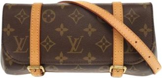 Louis Vuitton Pre-owned Cross Body Bags, female, Brown, Size: ONE SIZE Pre-owned Pochette Marelle PM