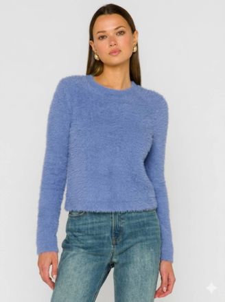 Velvet Heart Harmony Sweater In Coastal Blue