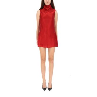 Khaite Daria Dress - Dames - Jurken - Rood - Maat: XS Zijde