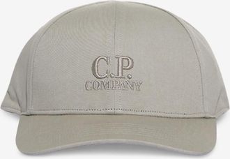 C.P. Company Baseballkappe aus Baumwollgabardine mit Logostickerei
