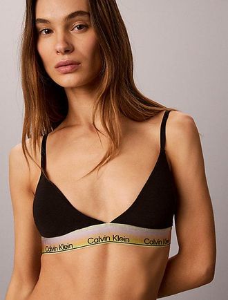 Calvin Klein Licht gevoerde triangel bh - Pride
