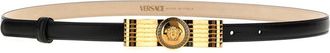 Versace Black Medusa Buckle Belt
