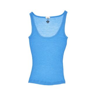 Versace Ribbed wool tank top Woman 40