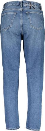 Calvin Klein High-Waist Cotton Jeans - Blue