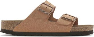 Birkenstock Unisex Zomersandalen met Gesp - Heren - Sandalen - Bruin - 45 EU - Leer - Schoenen
