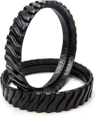 No Brand Neum&aacute;ticos De Repuesto Antideslizantes Compatibles Con Zodiac Barracuda Mx6 - Mx8 - R0526100 - Repuesto Para Limpiafondos - Color Negro - 2 Unidades -