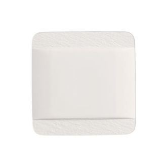 Villeroy & Boch Manufacture Rock blanc Square Dinner Plate in White at Nordstrom