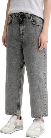 American Vintage Losse Jeans - Dames - Regular Fit Jeans - Grijs - W25 L30 - Katoen - Jeans
