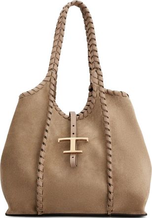 Tod's Borsa tote con pendente - Toni neutri