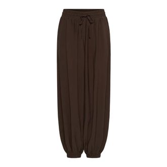 Kaffe Pantalones de ch&aacute;ndal - Trousers - Mujer - Marr&oacute;n - XS