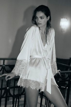 Kilo Brava Satin Lace Robe