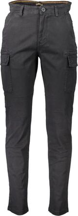 Napapijri Zwarte herenbroek met logo - Heren - Chinos - Zwart - W36 - Broeken