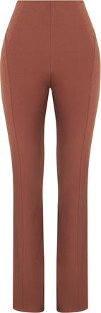 Freddy Pantaloni WR.UP flare vita alta in cotone con impunture