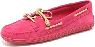 Tod's Stijlvolle Loafer Schoenen voor Vrouwen - Dames - Bootschoenen - Paars - 35 EU - Leer - Schoenen