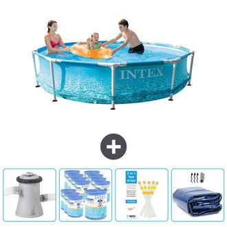 Intex Piscina Con Estructura Redonda - 305x76 Cm - 7-piezas Scb86
