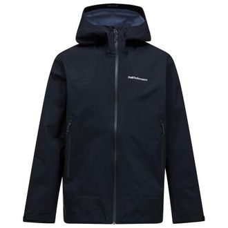 Peak Performance Treeline Gore-Tex 3L Jacket Regenjacke f&uuml;r Herren | schwarz