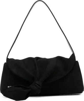 Rotate Knot Scarf Suede Shoulder Bag