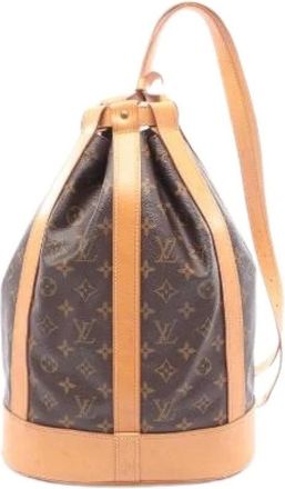 Louis Vuitton Pre-owned Bucket Bags, female, Brown, Size: ONE SIZE Pre-owned Randonn&eacute;e Monogram shoulder bag