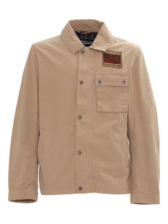 Barbour Workers patch-pocket cotton jacket - Neutrals