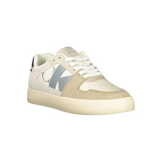 Calvin Klein Logo-Branded Sneaker - Beige