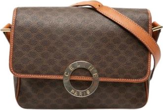 Celine Borsa a tracolla Pre-owned in tela - - Pre-owned - Donna - Marrone - ONE SIZE