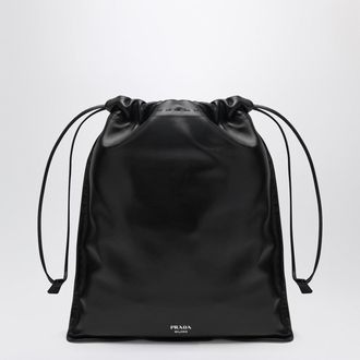 Prada Wish pouch black in nappa leather