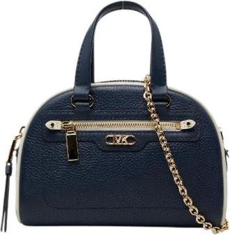 Michael Kors Pre-owned Mini Bags, female, Blue, Size: ONE SIZE Pre-owned Leather 2way Chain Shoulder Bag