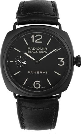 Officine Panerai Pre-owned Panerai Radiomir Black Seal Black Dial Mens Watch PAM00292