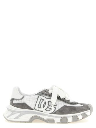 Dolce & Gabbana Gray Polyester Athletic Womens Sneakers