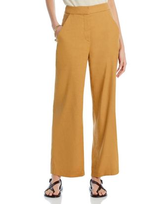 Veronica Beard Jodie Wide Leg Pants In Desert Khaki