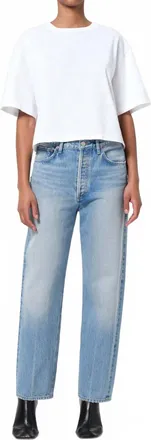A Gold E 90s Mid Rise Straight Jeans In Vault