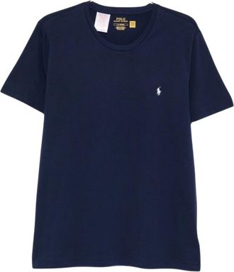 Polo Ralph Lauren Tops, Heren, Blauw, 2Xl, Bedrukt logo T-shirt