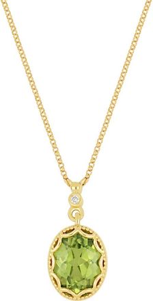 Bony Levy Iris 18K Yellow Gold Peridot & Diamond Pendant Necklace in 18K Yellow Gold/Peridot at Nordstrom Rack