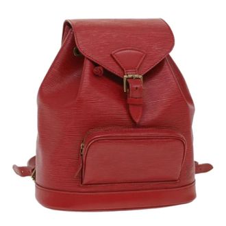 Louis Vuitton Pre-owned Vintage Leather Backpack - - Pre-owned - Donna - Rosso - ONE SIZE