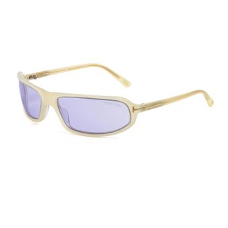 Tom Ford Addison-02 Zonnebril - unisex - Accessoires - Beige - Maat: 64 MM