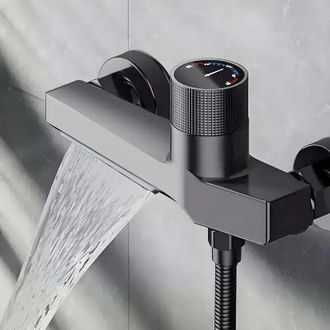 OEM Grifo Monomando Moderno Para Ba&ntilde;era O Ducha, De Montaje En Pared, Con Control De Agua Fr&iacute;a/caliente, V&aacute;lvula Integrada Y Elegante Dise&ntilde;o Tipo Cascada