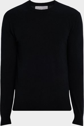 Neiman Marcus Mens Cashmere Crewneck Sweater