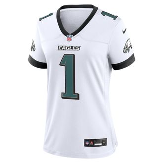 Nike Jalen Hurts Philadelphia Eagles Nike Womens NFL Game Jersey in White | 67NW0G5V86F-CY0