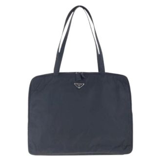 Prada Pre-owned Tessuto Nylon Briefcase - - Pre-owned - Uomo - Blu - ONE SIZE