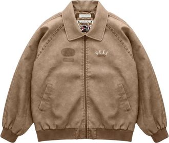 Duke + Dexter Sunfaded Bomberjack - Heren - Bomber jackets - Beige - M - Katoen - Jassen