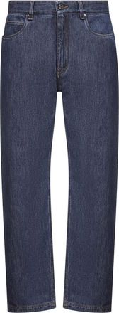 Fendi Heren, Jeans, Blauw, Maat: W32 Katoen