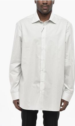 Raf Simons PHILIPPE VANDENBERG Cotton Poplin Shirt GRAND AMOUR printed size 48