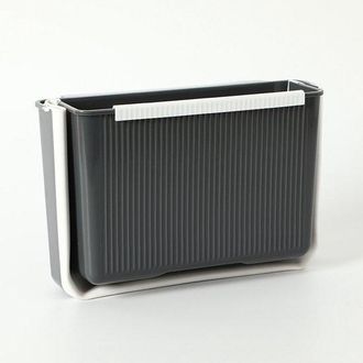 OEM Papelera Plegable De Encimera, Papelera De Pared De Gran Capacidad, Papelera Colgante, Papelera Plegable, Papelera Plegable Para El Hogar (gris)