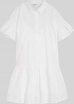 Tom Tailor Denim Freizeitkleid aus reiner Baumwolle in Weiss, Gr&ouml;&szlig;e XL