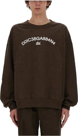 Dolce & Gabbana Uomo, Felpe, Marrone, S, new