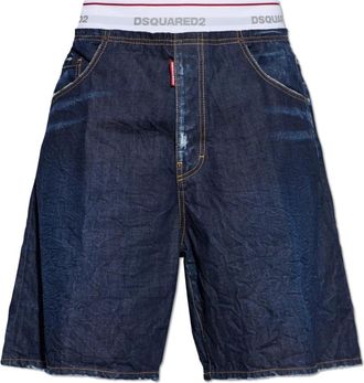 Dsquared2 Denim Shorts - Heren - Denim shorts - Blauw - M - Denim - Korte Broeken