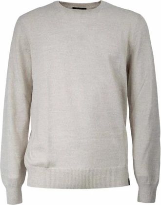 Fay Ronde hals trui - Heren - Ronde hals truien - Beige - M - Truien & Vesten