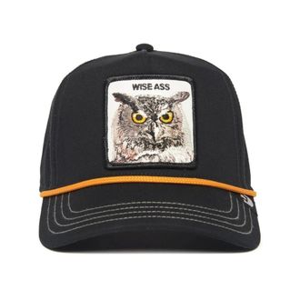 Goorin Brothers Wijze Uil Zwarte Pet - unisex - Petten - Zwart - ONE Size - Accessoires