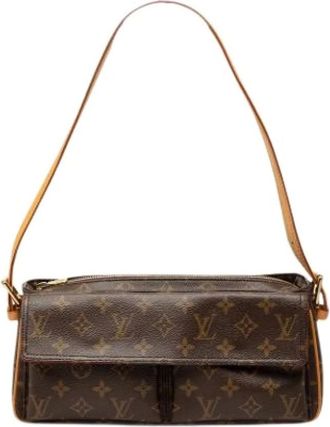 Louis Vuitton Pre-owned Shoulder Bags, female, Brown, Size: ONE SIZE Pre-owned Vintage Shoulder Bag